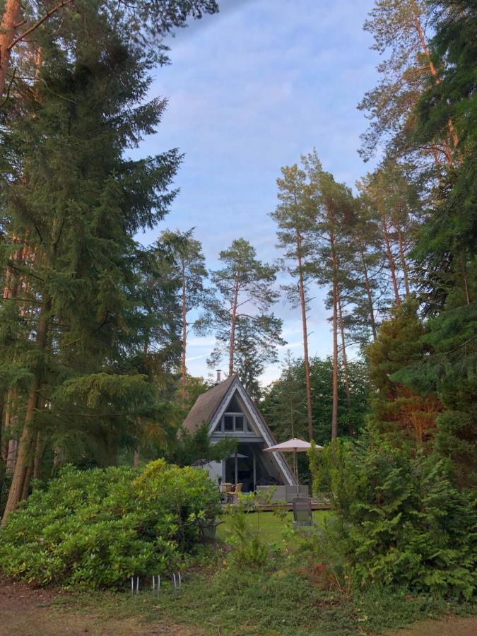 Ferienhaus Reetdach 1300Qm Privatgrundstueck Bootssteg Sauna Templin Luebbesee Uckermark Erholung Pur Seenplatte Petersdorf  Zewnętrze zdjęcie