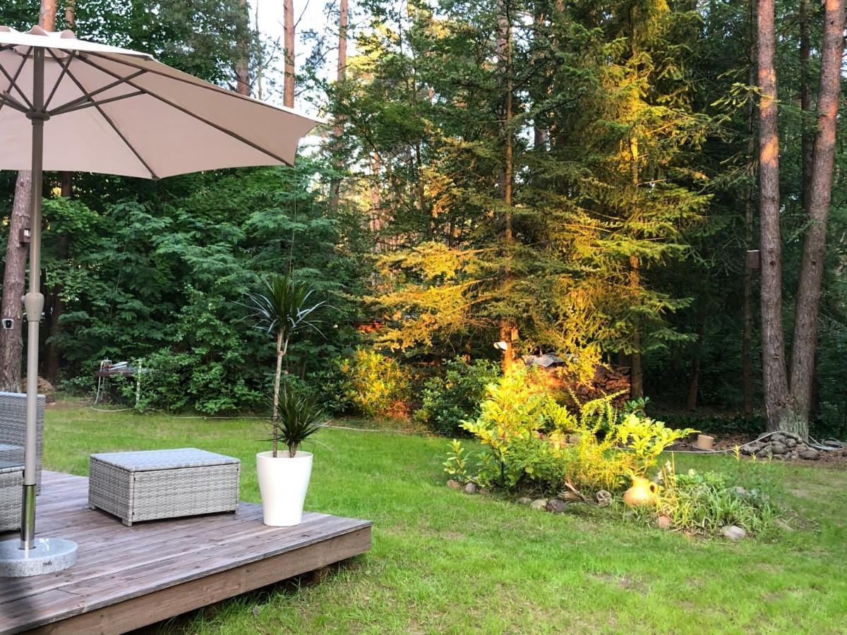 Ferienhaus Reetdach 1300Qm Privatgrundstueck Bootssteg Sauna Templin Luebbesee Uckermark Erholung Pur Seenplatte Petersdorf  Zewnętrze zdjęcie