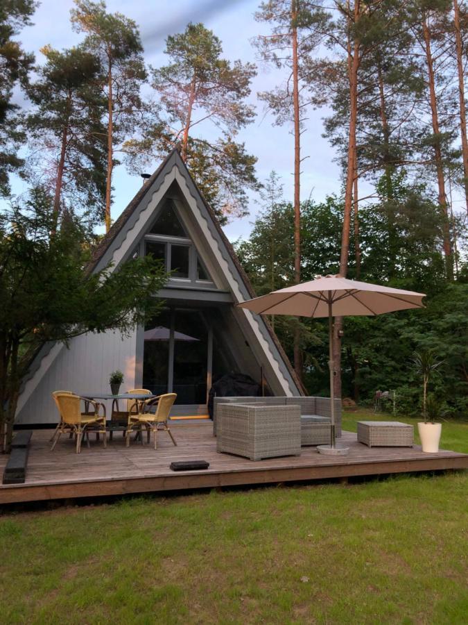 Ferienhaus Reetdach 1300Qm Privatgrundstueck Bootssteg Sauna Templin Luebbesee Uckermark Erholung Pur Seenplatte Petersdorf  Zewnętrze zdjęcie